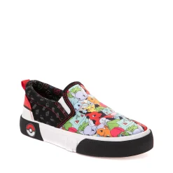Ground Up Pokémon Slip-On Sneaker - Little Kid / Big Kid - Black / Multicolor