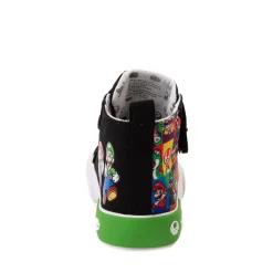 Ground Up Super Mario Bros. Hi Sneaker - Toddler - Black / Multicolor