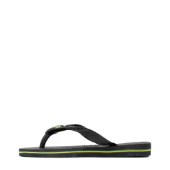 Havaianas Brazil Logo Flip-Flop - Toddler / Little Kid - Black