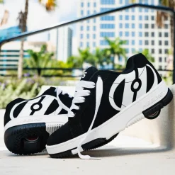 Heelys Kolect Skate Shoe - Little Kid / Big Kid - Black / White