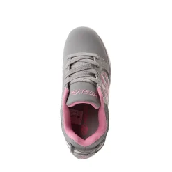 Heelys Voyager Skate Shoe - Little Kid / Big Kid - Gray / Light Pink