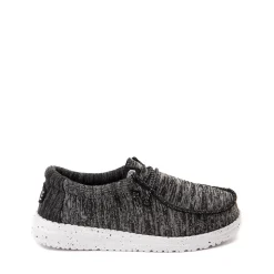 HEYDUDE Wally Casual Shoe - Little Kid / Big Kid - Black / White