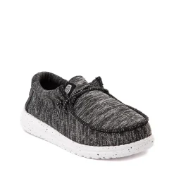 HEYDUDE Wally Casual Shoe - Little Kid / Big Kid - Black / White
