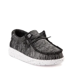 HEYDUDE Wally Casual Shoe - Toddler - Black / White
