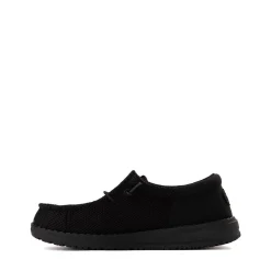 HEYDUDE Wally Funk Casual Shoe - Little Kid / Big Kid - Black Monochrome