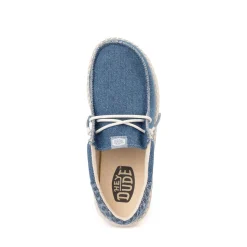 HEYDUDE Wally Funk Casual Shoe - Little Kid / Big Kid - Denim