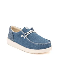 HEYDUDE Wally Funk Casual Shoe - Little Kid / Big Kid - Denim