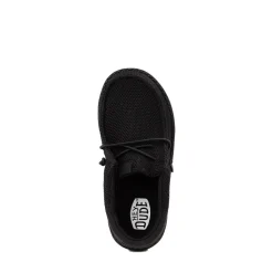 HEYDUDE Wally Funk Casual Shoe - Toddler - Black Monochrome