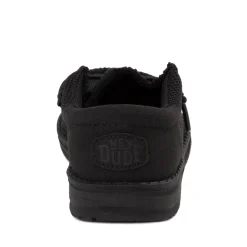 HEYDUDE Wally Funk Casual Shoe - Toddler - Black Monochrome