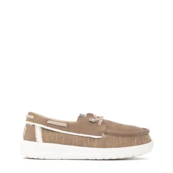 HEYDUDE Wells Classic Boat Shoe - Little Kid / Big Kid - Cognac