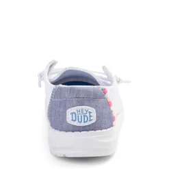 HEYDUDE Wendy Boho Crochet Slip-On Casual Shoe - Little Kid / Big Kid - White