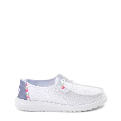 HEYDUDE Wendy Boho Crochet Slip-On Casual Shoe - Little Kid / Big Kid - White