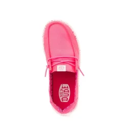 HEYDUDE Wendy Slip-On Casual Shoe - Little Kid / Big Kid - Neon Pink