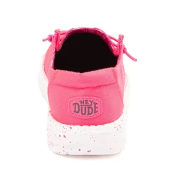 HEYDUDE Wendy Slip-On Casual Shoe - Little Kid / Big Kid - Neon Pink