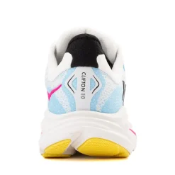 HOKA Clifton 10 Athletic Shoe - Big Kid - Frost / Soaring Blue