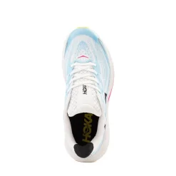 HOKA Clifton 10 Athletic Shoe - Big Kid - Frost / Soaring Blue