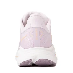 HOKA Clifton 10 Athletic Shoe - Big Kid - Lilac Cream / Tangerine Glow