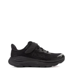 HOKA Clifton 10 Athletic Shoe - Little Kid - Black / Black