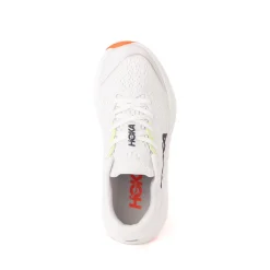 HOKA Rincon 4 Athletic Shoe - Big Kid - Frost / Neon Yuzu