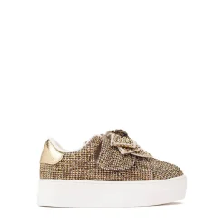 Kurt Geiger Mini Laney Bow Sneaker - Toddler - Gold