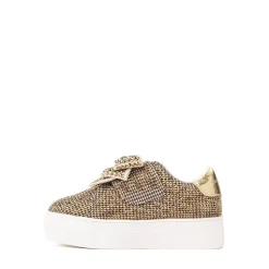 Kurt Geiger Mini Laney Bow Sneaker - Toddler - Gold