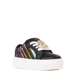 Kurt Geiger Mini Laney Charm Sneaker - Toddler - Black / Multicolor