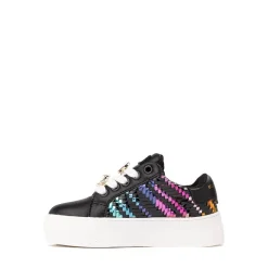 Kurt Geiger Mini Laney Charm Sneaker - Toddler - Black / Multicolor