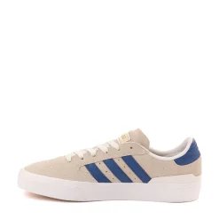 Mens adidas Busenitz Vulc II Skate Shoe - Crystal White / Team Royal Blue / Gold Metallic