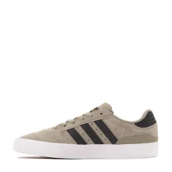 Mens adidas Busenitz Vulc II Skate Shoe - Silver Pebble / Carbon