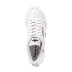 Mens adidas Continental 80 Athletic Shoe - Cloud White / Scarlet / Collegiate Navy