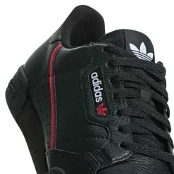 Mens adidas Continental 80 Athletic Shoe - Core Black / Scarlet / Collegiate Navy