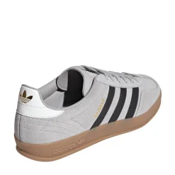 Mens adidas Gazelle Indoor Athletic Shoe - Grey Two / Core Black / Gum