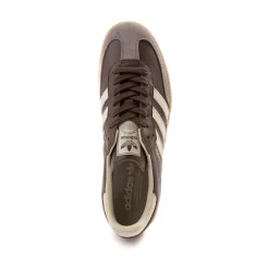 Mens adidas Samba OG Athletic Shoe - Brown / Putty Gray / Gold Metallic / Gum