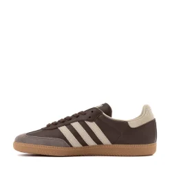Mens adidas Samba OG Athletic Shoe - Brown / Putty Gray / Gold Metallic / Gum