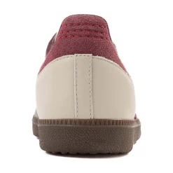 Mens adidas Samba OG Athletic Shoe - Putty Gray / Maroon / Gold Metallic / Gum