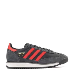 Mens adidas SL 72 RS Athletic Shoe - Carbon / Real Coral / Grey