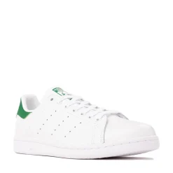 Mens adidas Stan Smith Athletic Shoe - Cloud White / Core White / Green