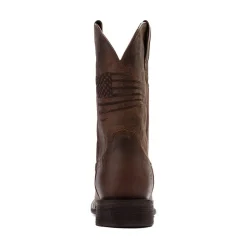 Mens Ariat Circuit Patriot Cowboy Boot - Weathered Tan