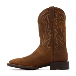Mens Ariat Sport Outdoor Cowboy Boot - Distressed Brown