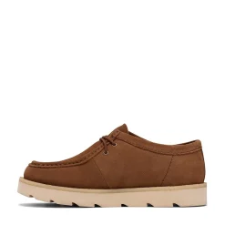 Mens Clarks Meare Walla Casual Shoe - Cola