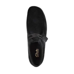 Mens Clarks Wallabee EVO Casual Shoe - Black