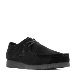 Mens Clarks Wallabee EVO Casual Shoe - Black
