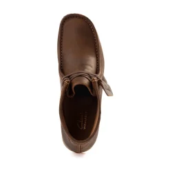 Mens Clarks Wallabee EVO Chukka Boot - Beeswax