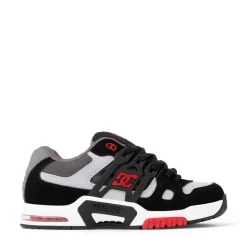 Mens DC AT-2 Skate Shoe - Black / Grey / Red