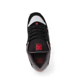 Mens DC AT-2 Skate Shoe - Black / Grey / Red