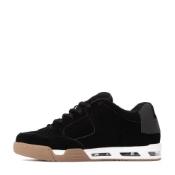 Mens DC Command Skate Shoe - Black / White / Gum