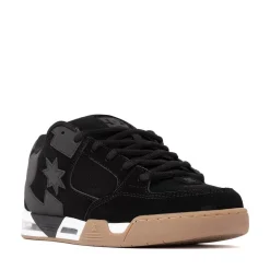 Mens DC Command Skate Shoe - Black / White / Gum