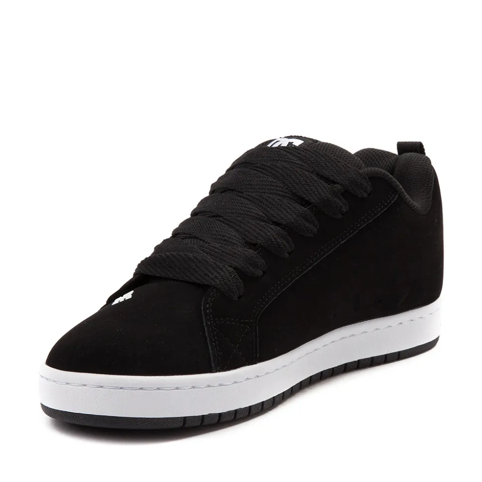 Mens DC Court Graffik Skate Shoe - Black