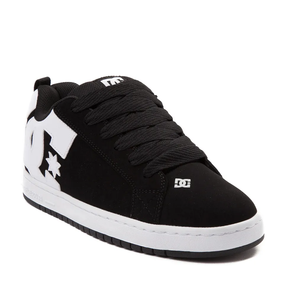 Mens DC Court Graffik Skate Shoe - Black