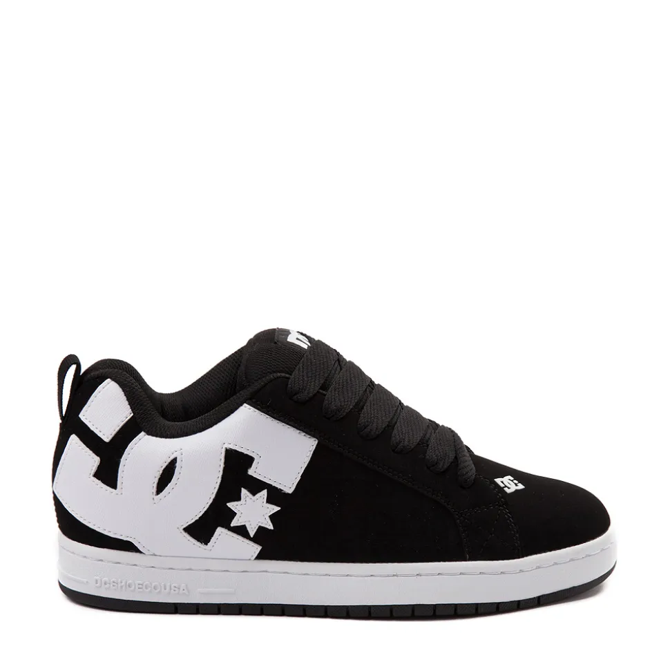 Mens DC Court Graffik Skate Shoe - Black